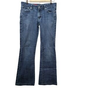 AG Adriano Goldschmied Entourage the Club Flare Jeans Women's Size 29 Blue Denim